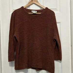 PARKHURST crew neck sweater. Size XL
